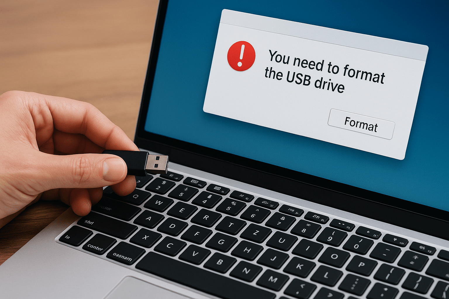 【初心者向け】USBで「フォーマットする必要があります」と出たときの安全な対処法