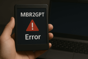 【必見】mbr2gpt変換でエラーが出るときの原因と対処法