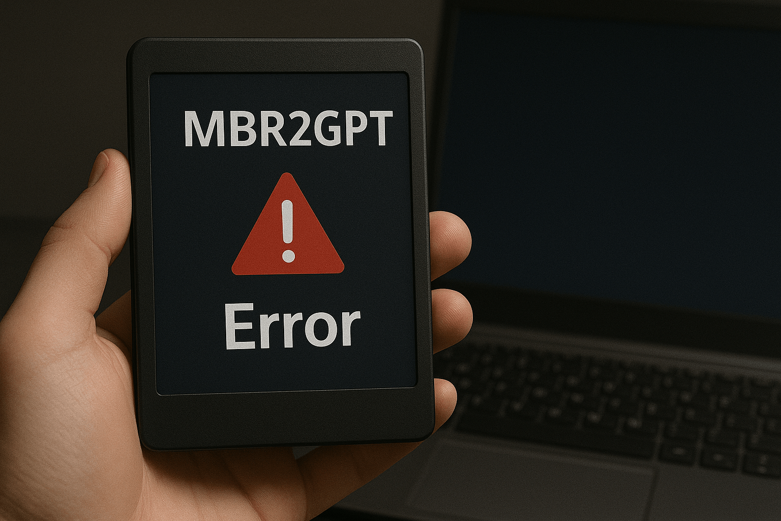 【必見】mbr2gpt変換でエラーが出るときの原因と対処法