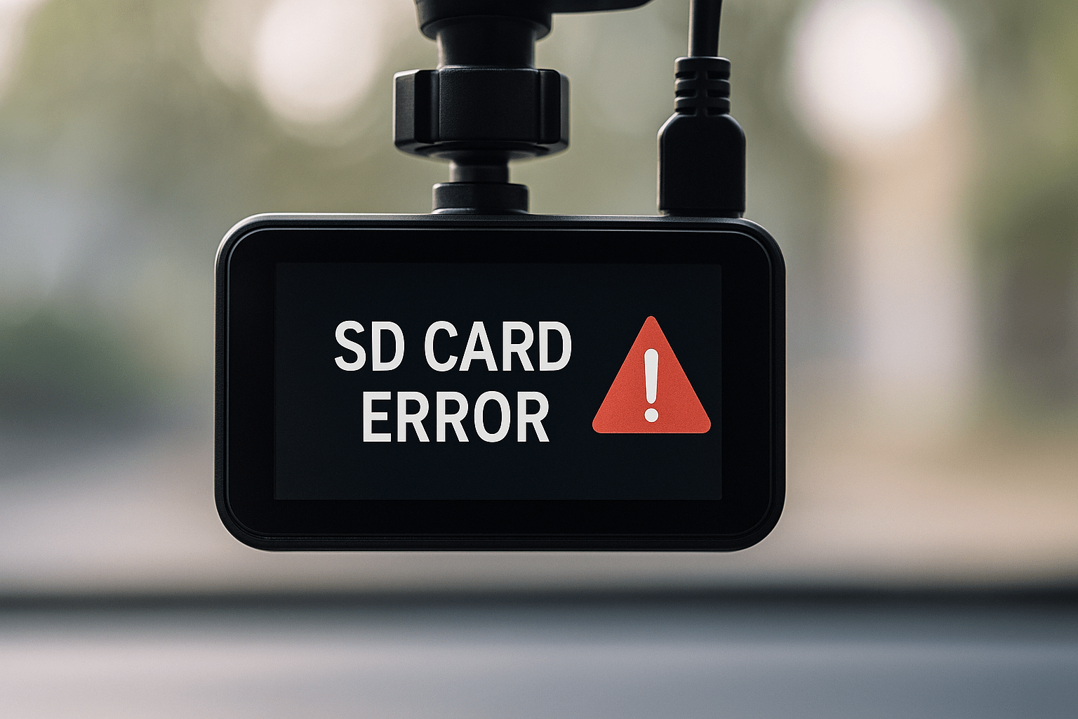 【要チェック】ドライブレコーダーのSDカード確認方法と注意点