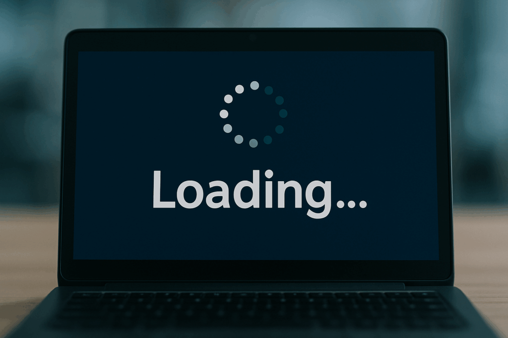 画面がくるくるしたまま起動しない原因