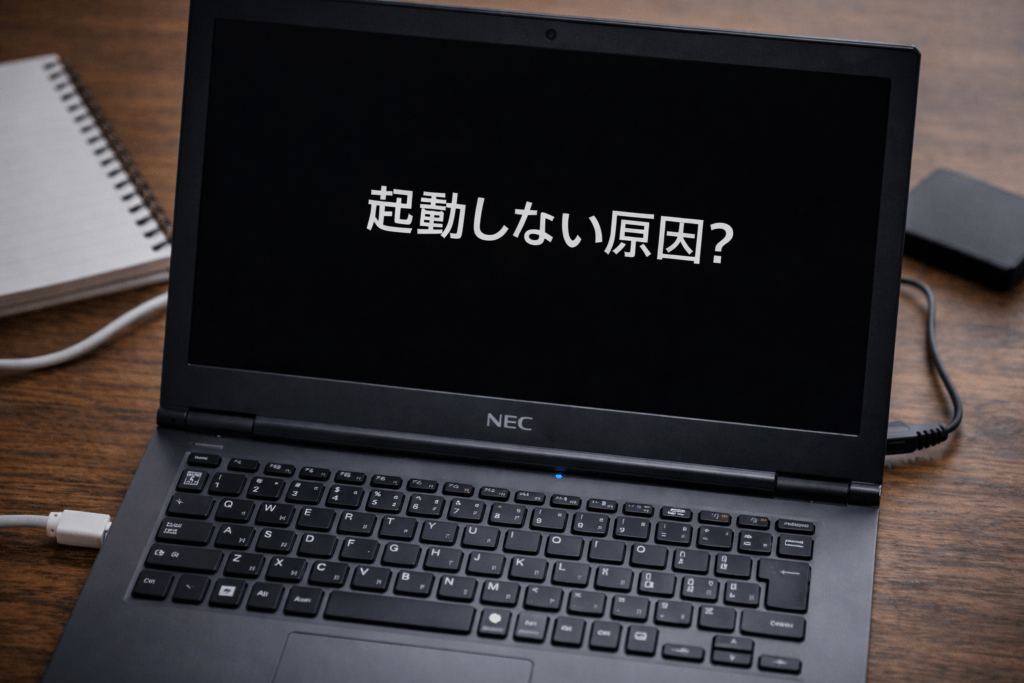 NECパソコンが黒画面になる原因